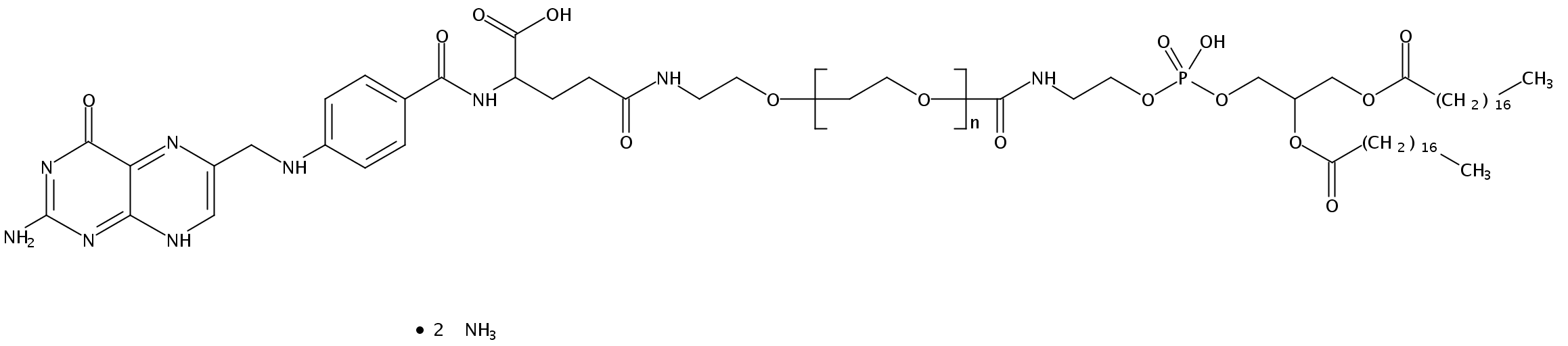 1,2-distearoyl-sn-glycero-3-phosphoethanolamine-N-[folate(polyethylene glycol)-2000] (ammonium salt)