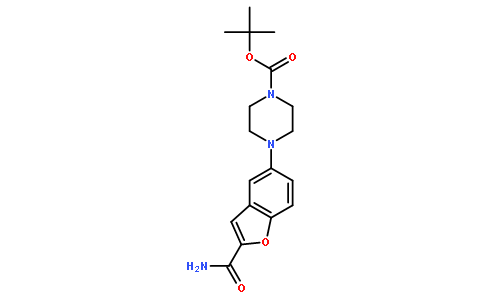 4-(2-氨基甲酰苯并呋喃-5-基)哌嗪-1-羧酸叔丁酯