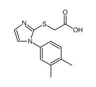 Acetic acid, 2-[[1-(3,4-dimethylphenyl)-1H-imidazol-2-yl]thio]