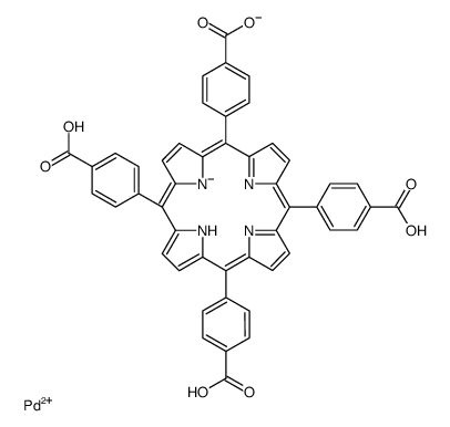 [4,4',4'',4'''-(5,10,15,20-Porphyrintetrayl-κ2N21,N23)tetrabenzoato(2-)]palladium