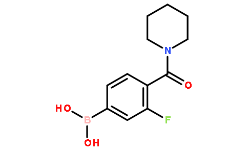 3-氟-4-(1-哌啶基羰基)苯硼酸