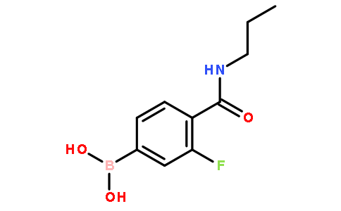 3-氟-4-(正丙基甲酰胺基)苯硼酸