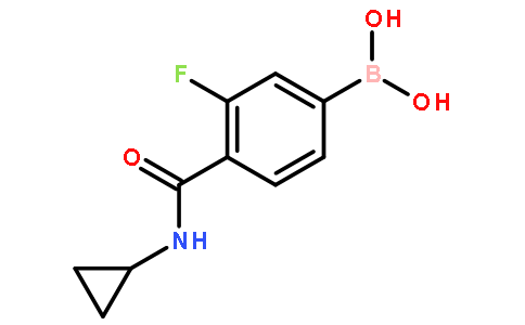 4-(环丙基氨基甲酰)-3-氟苯硼酸