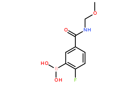 N-甲氧基-N-甲基-3-硼-4-氟苯甲酰胺