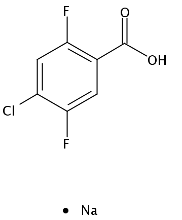 Sodium 4-chloro-2,5-difluorobenzoate