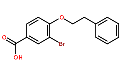 3-溴-4-(苯乙基氧基)苯甲酸