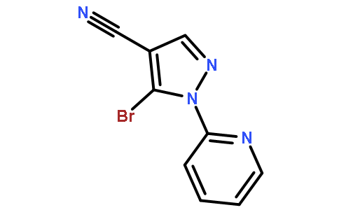 5-bromo-1-pyridin-2-ylpyrazole-4-carbonitrile
