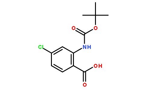 2-叔丁氧基羰氨基-4-氯苯甲酸