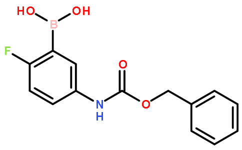 5-(苄氧基羰基氨基)-2-氟苯硼酸