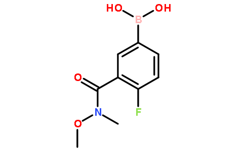 N-甲氧基-N-甲基-5-硼-2-氟苯甲酰胺
