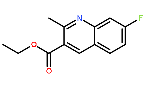 ethyl 7-fluoro-2-methylquinoline-3-carboxylate