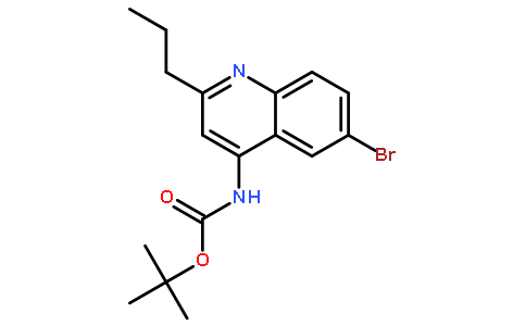 tert-butyl N-(6-bromo-2-propylquinolin-4-yl)carbamate