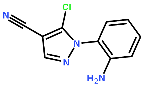 1-(2-aminophenyl)-5-chloropyrazole-4-carbonitrile
