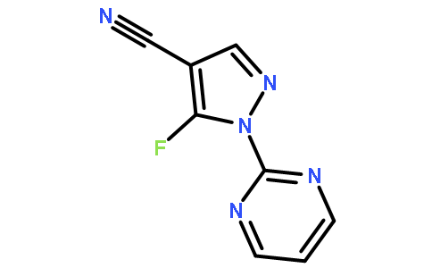 5-fluoro-1-pyrimidin-2-ylpyrazole-4-carbonitrile