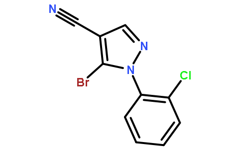 5-bromo-1-(2-chlorophenyl)pyrazole-4-carbonitrile