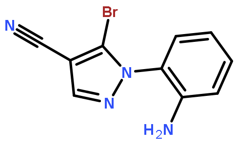 1-(2-aminophenyl)-5-bromopyrazole-4-carbonitrile