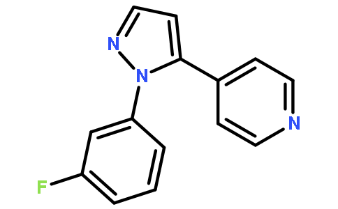 4-[2-(3-fluorophenyl)pyrazol-3-yl]pyridine