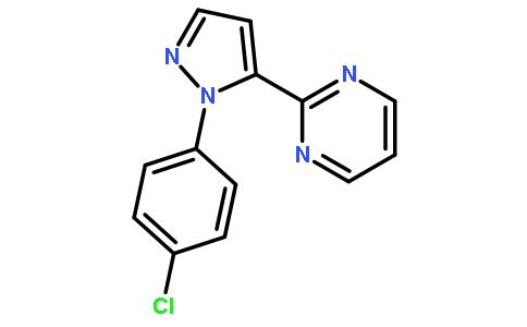 2-[2-(4-chlorophenyl)pyrazol-3-yl]pyrimidine