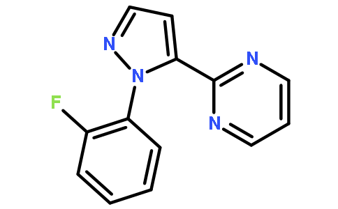 2-[2-(2-fluorophenyl)pyrazol-3-yl]pyrimidine