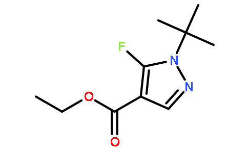 ethyl 1-tert-butyl-5-fluoropyrazole-4-carboxylate