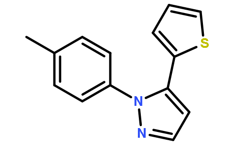 1-(4-methylphenyl)-5-thiophen-2-ylpyrazole