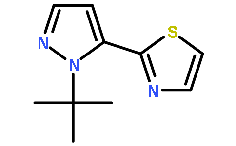 2-(2-tert-butylpyrazol-3-yl)-1,3-thiazole