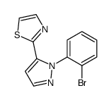2-[2-(2-bromophenyl)pyrazol-3-yl]-1,3-thiazole
