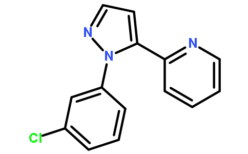 2-[2-(3-chlorophenyl)pyrazol-3-yl]pyridine