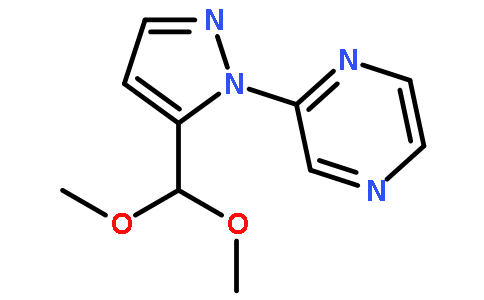 2-[5-(dimethoxymethyl)pyrazol-1-yl]pyrazine