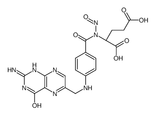(2S)-2-[[4-[(2-amino-4-oxo-1H-pteridin-6-yl)methylamino]benzoyl]-nitrosoamino]pentanedioic acid