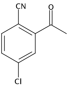 Benzonitrile, 2-acetyl-4-chloro-
