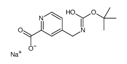 Sodium 4-[({[(2-methyl-2-propanyl)oxy]carbonyl}amino)methyl]-2-py ridinecarboxylate