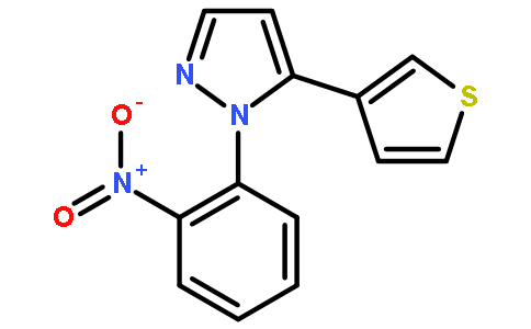 1-(2-nitrophenyl)-5-thiophen-3-ylpyrazole