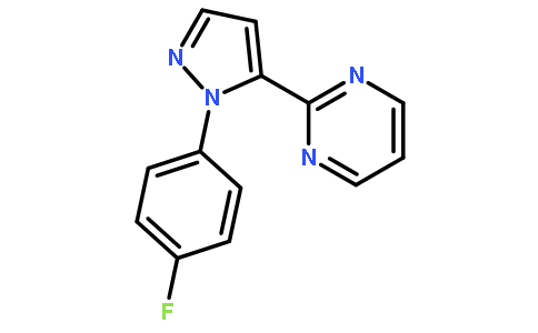 2-[2-(4-fluorophenyl)pyrazol-3-yl]pyrimidine
