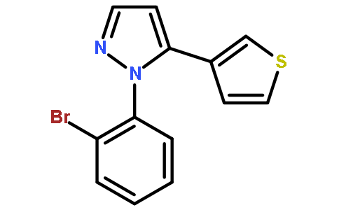 1-(2-bromophenyl)-5-thiophen-3-ylpyrazole