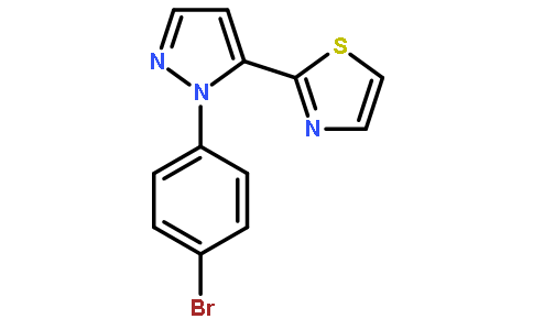 2-[2-(4-bromophenyl)pyrazol-3-yl]-1,3-thiazole