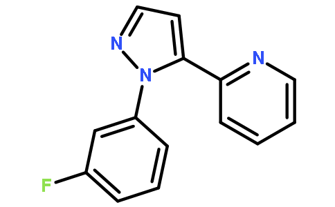 2-[2-(3-fluorophenyl)pyrazol-3-yl]pyridine