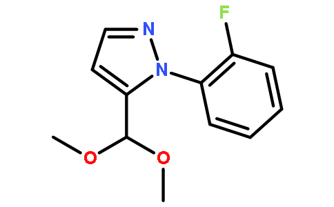 5-(dimethoxymethyl)-1-(2-fluorophenyl)pyrazole
