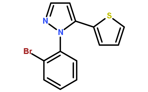 1-(2-bromophenyl)-5-thiophen-2-ylpyrazole