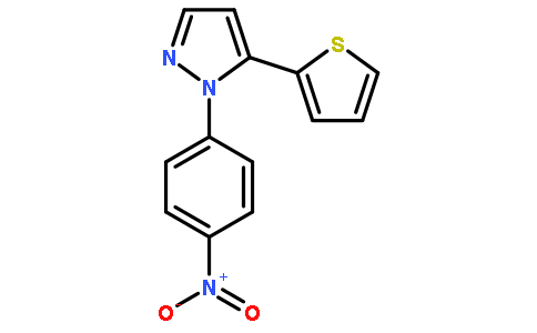 1-(4-nitrophenyl)-5-thiophen-2-ylpyrazole