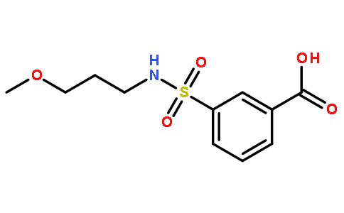 3-(N-(3-甲氧基丙基)磺?；?苯甲酸