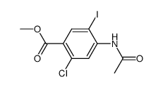 methyl 4-(acetylamino)-2-chloro-5-iodobenzoate