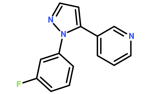 3-[2-(3-fluorophenyl)pyrazol-3-yl]pyridine