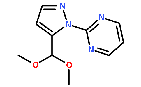 2-[5-(dimethoxymethyl)pyrazol-1-yl]pyrimidine