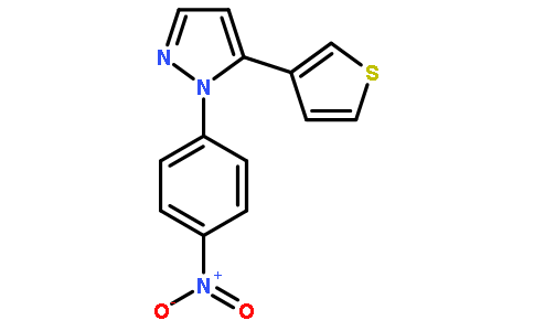 1-(4-nitrophenyl)-5-thiophen-3-ylpyrazole