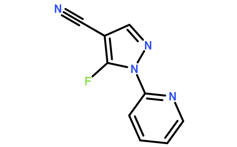 5-fluoro-1-pyridin-2-ylpyrazole-4-carbonitrile