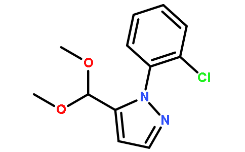 1-(2-chlorophenyl)-5-(dimethoxymethyl)pyrazole