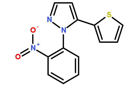 1-(2-nitrophenyl)-5-thiophen-2-ylpyrazole