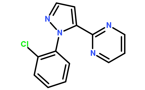 2-[2-(2-chlorophenyl)pyrazol-3-yl]pyrimidine