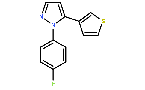 1-(4-fluorophenyl)-5-thiophen-3-ylpyrazole